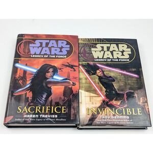 Star Wars Legacy of the‎ Force Sacrifice & Invincible Hardcover Books First